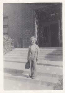 First day at Glenoaks Elementary, 1945